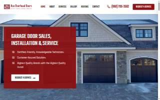 Ace Overhead Doors, LLC of Groton website