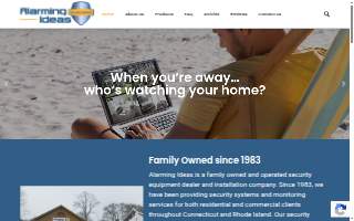 Alarming Ideas Security Systems of Groton website