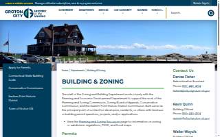 City of Groton Zoning & Building Official website