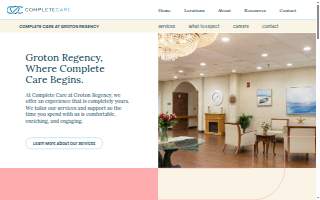 Complete Care at Groton Regency website