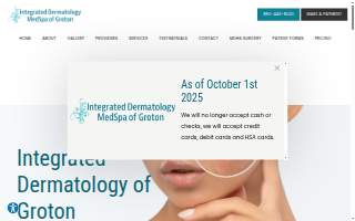 Integrated Dermatology of Groton website