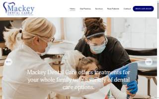 Mackey Dental Care website