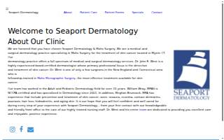 Seaport Dermatology website