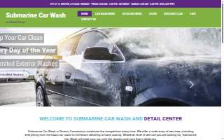 Submarine Car Wash website
