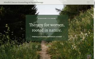 Mindful Nature Counseling & Psychotherapy, PLLC website