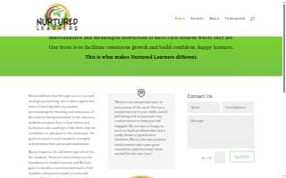 Nurtured Learners LLC of Guilford website