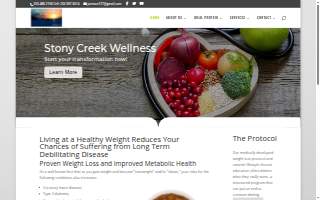 Stony Creek Wellness website
