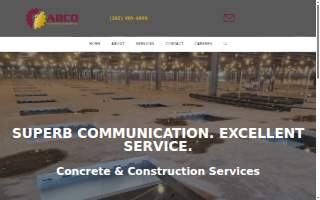 ABCO Concrete Cutting & Pouring website