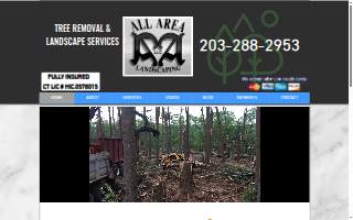 All Area Landscaping LLC website
