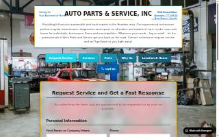 Auto Parts and Service, Inc. website