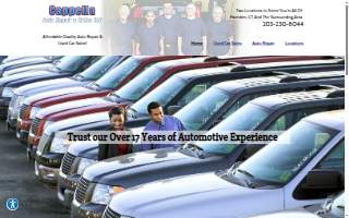 Cappella Auto Repair website
