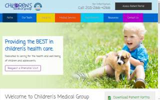 Children's Medical Group- Hamden website