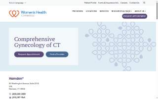 Comprehensive Gynecology of CT website