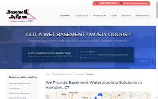 Connecticut Basement Systems of Hamden website
