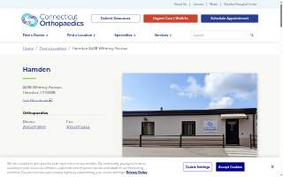 Connecticut Orthopaedics of Hamden website