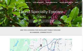 Laurel Specialty Eyecare website