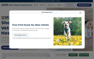Shore Haven Veterinary Hospital of Hamden website