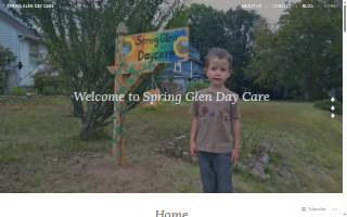Spring Glen Day Care website