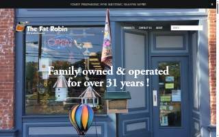 The Fat Robin Wild Bird and Nature Shop website