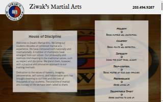 Ziwak's Martial Arts website