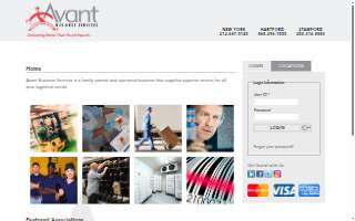 Avant Business Services website