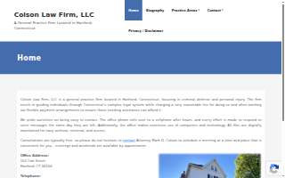 Colson Law Firm, LLC website