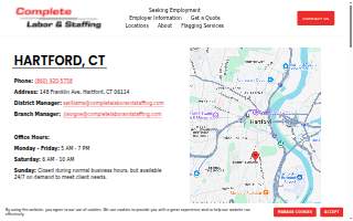 Complete Labor & Staffing of Hartford website