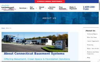 Connecticut Basement Systems of Hartford website