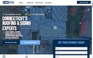 Connecticut Roofing Solutions of Hartford website