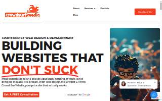 Crowd Surf Media website
