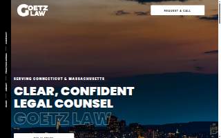 Goetz Law, LLC of Hartford website