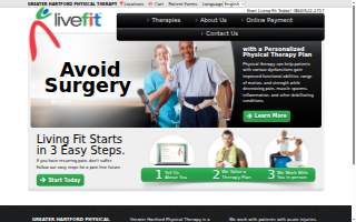 Greater Hartford Physical Therapy website