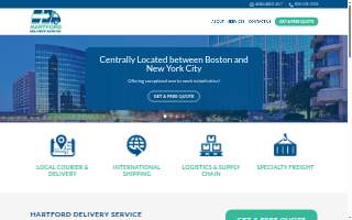 Hartford Delivery Service website