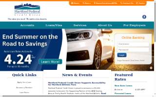 Hartford Federal Credit Union website