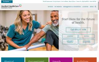 Hartford HealthCare Rehabilitation Network website