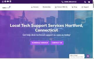 Hartford Tech Support website