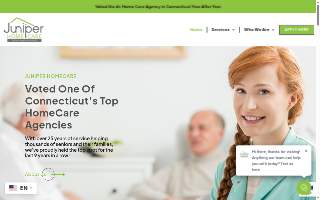 Juniper Homecare website