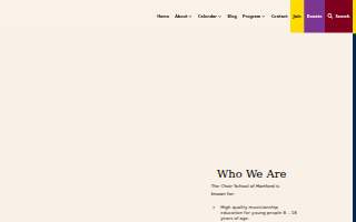 The Choir School of Hartford website