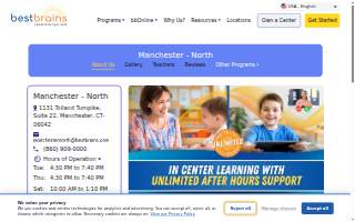 Best Brains Learning Center - Manchester North website