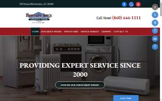 Boston Joe's Appliance Repair website
