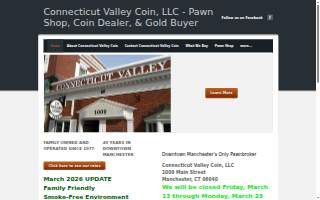 Connecticut Valley Coin website