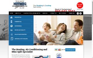 Nutmeg Mechanical Services Inc. website