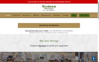 Westown Pharmacy website