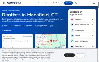 Aspen Dental - Mansfield website