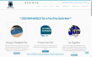 EZ Aqua Blue Sea Pools website