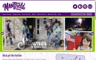 Mansfield Parks & Rec Skate Park website