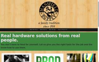 Mansfield Supply website