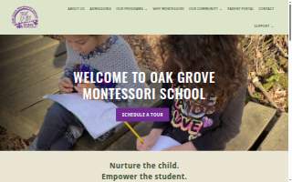 Oak Grove Montessori School website
