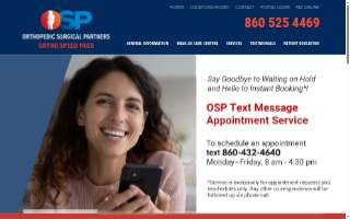 Orthopedic Surgical Partners - WILLIMANTIC website