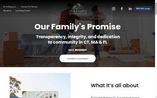 Our Family Mortgage of Mansfield website